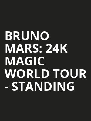 Bruno Mars: 24K Magic World Tour - Standing at O2 Arena